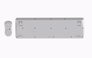 GEMBIRD KBS-WPS-01-W bezvadu tastatura un pele, ENG, balta