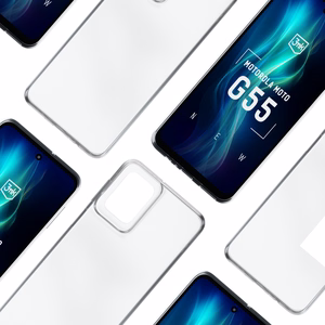 3mk caurspīdīgs viedtālruņa apvalks Motorola Moto G55 5G - caurspīdīgs
