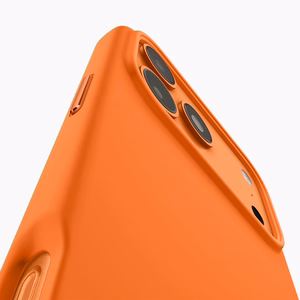 Spigen Silicone Fit Mag MagSafe чехол iPhone 17 Pro Max - оранжевый