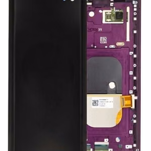 LCD ekrāns Sony Xperia XZ3 H8416/H9436 ar skārienekrānu ar rāmi Bordeaux Red oriģināls (lietots Grade A)