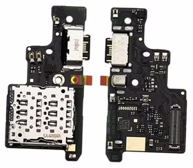 Flex Xiaomi Redmi Note 14 5G ar charging connector un microphone, SIM card contact original (service pack)