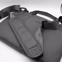 Puro Scudo SleevePro neilona neilona apvalks MacBook un Notebook līdz 14" melns