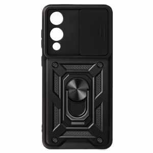 Чехол Slide Camera Armor для Samsung Galaxy S25 Edge чёрный