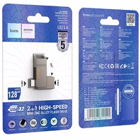 HOCO USB zibatmiņa USB A + USB C + Type C UD14 64GB USB3.2