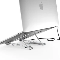 Choetech statīvs daudzfunkcionāla stacija klēpjdatoram PD / USB-C HDMI (4K / 30Hz) / 2xUSB-A / 1xUSB-C / 1xSD / 1xTF melns (HUB-M43)