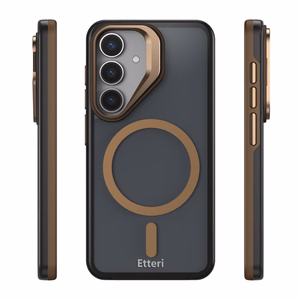 Etteri Morning Fog case for Samsung Galaxy S25 brown