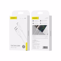 FONENG kabelis X63 USB-C 2.1A 1M balts