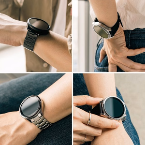 Ringke Slim 2 daļu viedtālruņa apvalks Samsung Galaxy Watch 6 Classic 43mm - melns un caurspīdīgs