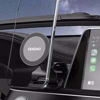 Dudao F25 MagSafe-compatible car mount dashboard or windshield - melns