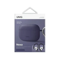 Uniq Nexo viedtālruņa apvalks AirPods Pro 2 + ausu āķi - violeta