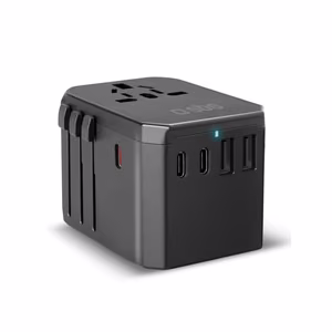 Pasaules ceļojumu GaN 70W adapteris ar maciņu