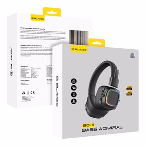 Blavec Virs ausīm Bluetooth Austiņas BO-11 Bass Admiral (BO11-B) melnas