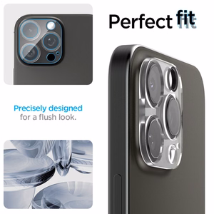 Spigen Optik.tR kameras aizsargs iPhone 14 Pro / Pro Max / 15 Pro / Pro Max / 16 Pro / Pro Max – caurspīdīgs, 2 gab.