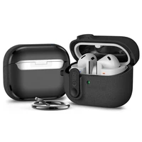 Tech-Protect plāns vāciņš ar āķi Samsung Galaxy Buds 3 / 3 FE / 3 Pro - melns