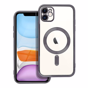 Чехол для iPhone 11 Electro Mag Cover совместимый с MagSafe чёрный
