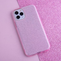 Glitter 3in1 maciņš for Xiaomi Redmi Note 14 5G (Global) rozā