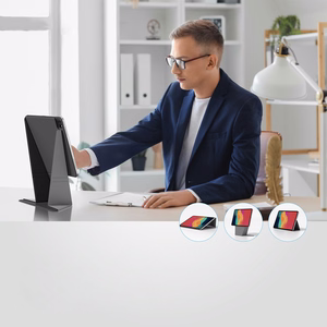 AmazingThing Matte Pro Mag Folio futrālis ar statīvu iPad Air M3 11" - Melns