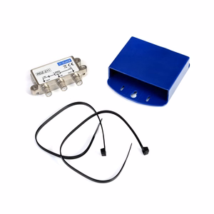TELKOM TELMOR RDZ-211 2-way outdoor RF splitter, 5–862 MHz, 4.0 dB, F connectors