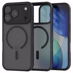 Spacecase Hybrid Mag maciņš iPhone 17 Pro melns