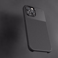 ATOM STUDIOS maciņš SPLIT WOOD FIBRE MAGSAFE IPHONE 13 PRO MAX melns