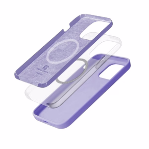Crong Color Cover Magnetic vāciņš ierīcei iPhone 14 Pro, saderīgs ar MagSafe, violets