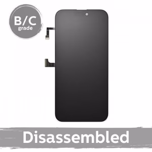 LCD displejs saderīgs ar iPhone 15 Pro melns / + Proximity Sensor Flex / 100% Oriģināls (8.5/10 izjaukts)