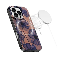 Tech-Protect Lamano MagSafe maciņš iPhone 16 Pro Max brūni violets