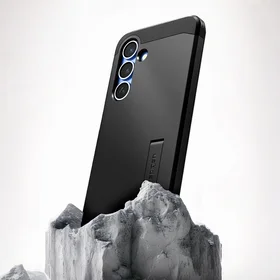 Spigen Tough Armor Magnētiskais viedtālruņa apvalks Samsung Galaxy S25 - melns