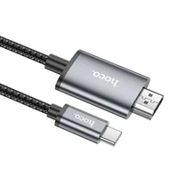 Kabelis Hoco UA27 USB-C uz HDMI pelēks