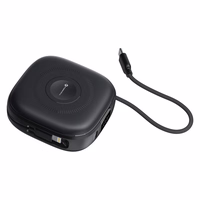 Portatīvais lādētājs saderīgs ar MagSafe Forcell F-Energy F10K5 PD3.1 QC3.0 3A 22,5W 10000 mAh saderīgs ar Apple Watch melna