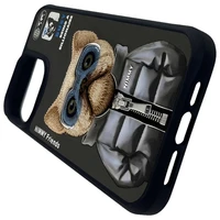 NIMMY viedtālruņa apvalks COOL&CUTE 2.0 Suns priekš IPHONE 15 Pro melns