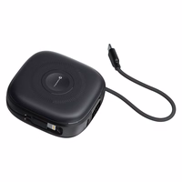 Portatīvais lādētājs saderīgs ar MagSafe Forcell F-Energy F10K5 PD3.1 QC3.0 3A 22,5W 10000 mAh saderīgs ar Apple Watch melna