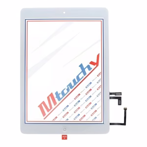 MUSTTBY skārienekrāns + aizmugurējā uzlīme + Home priekš iPAD Air1 (balts)