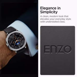 SPIGEN ENZO SAMSUNG GALAXY WATCH 8 / CLASSIC (40 / 44 / 46 MM) melns