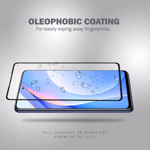 Crong 3D Armor Glass Full Glue 9H rūdīta stikla ekrāna aizsargs Xiaomi Mi 10T Lite