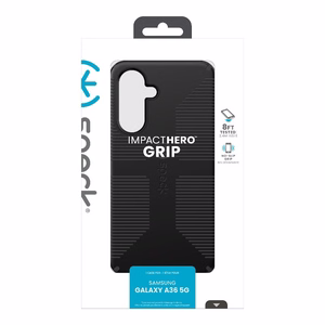 Speck ImpactHero Grip vāciņš ierīcei Samsung Galaxy A36 5G, melns / tumši pelēks