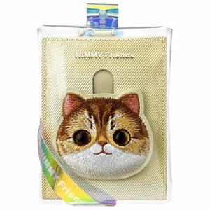 Nimmy Big Eyed Pet 2.0 Kaķa Maks kartes turētājs - beige