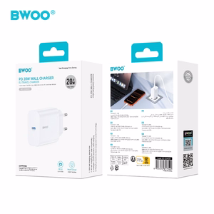 BWOO wall lādētājs CDA233 PD 20W 1x USB-C balts
