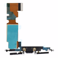 Uzlādes fleksis USB IPHONE 8 Plus melns (lietots)