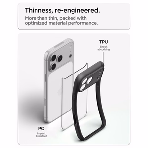 Spigen Ultra Hybrid maciņš modelim iPhone 18 Pro Max / 17 Pro Max – krāsa: matēta melna