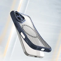 Leading Series MagSafe Silikoniskais apvalks iPhone 16 Plus - zils