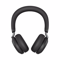 Jabra Evolve2 75 MS Link380c - belaidės ausinės su aktyviąja triukšmo slopinimo funkcija, juodos spalvos