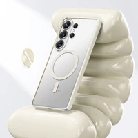 Rock Crystal Armor Series Magnetic Maciņš for Samsung Galaxy S26 Plus melns