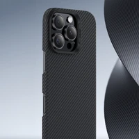 Benks Magnētiskais Armor Air Kevlar viedtālruņa apvalks iPhone 16 - PC rāmis 600D - melns (m)