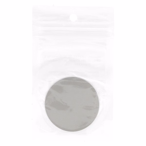 Metāla plāksīte magnētisko turētāju - apaļa 40 mm sudraba krāsā
