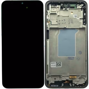 LCD ekrāns Samsung A266 A26 5G ar skārienekrānu un rāmi oriģināls melns (servisa komplekts)