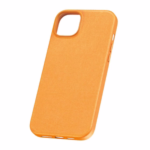 Чехол для iPhone 15 Plus Baseus Fauxther Series (Оранжевый)