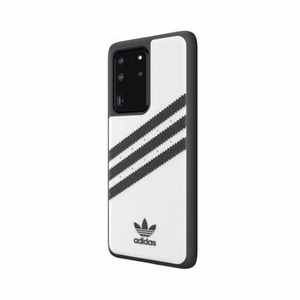 Чехол Adidas OR Moulded PU для Samsung Galaxy S20 Ultra - белый с чёрным