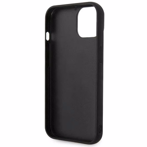 Чехол Karl Lagerfeld Puffy Ikonik Pin для iPhone 14 / 15 / 13 чёрный