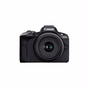 Корпус беззеркальной камеры Canon EOS R50 (SIP), 24,2 МП, стабилизатор изображения, светочувствительность ISO (макс.) 32000, диагональ экрана 2,95 ", Wi-Fi, видеозапись, автоматический/ручной режим, CMOS, чёрный